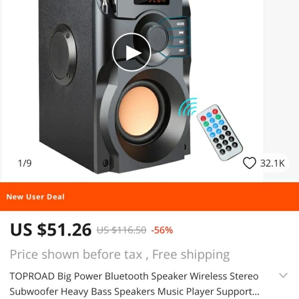 bluetooth speaker plus am/fm radio. no box